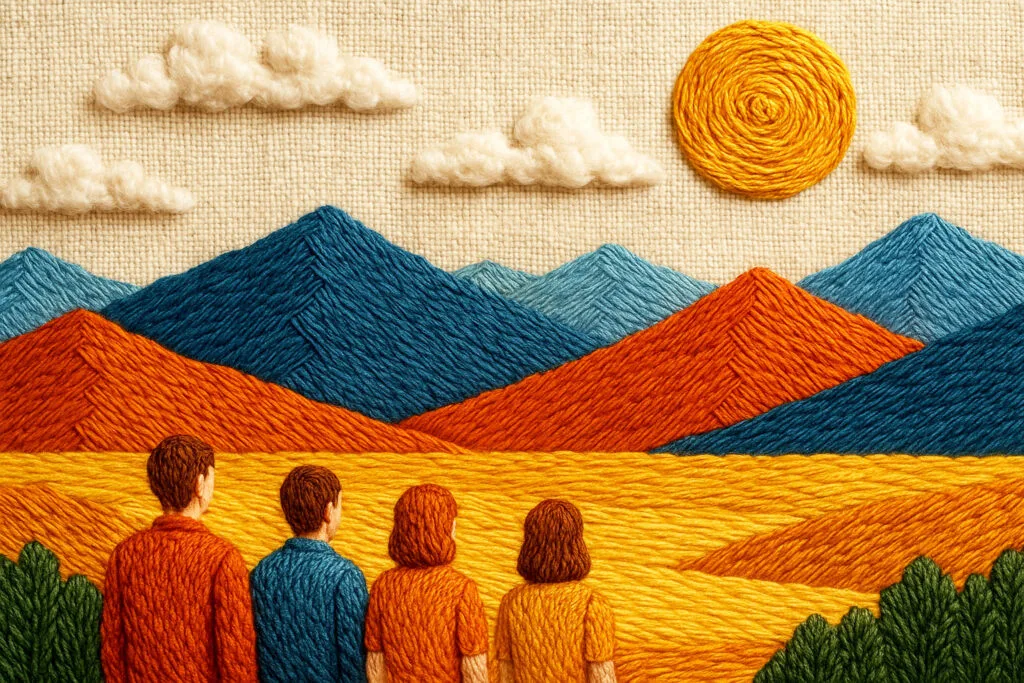 Team viewing a bright future – symbolising tailored AI services for UK SMEs and nonprofits