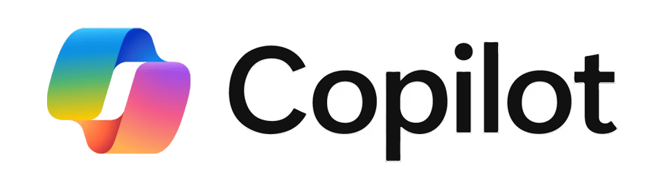 Microsoft Copilot logo representing trusted AI platforms used to build ethical, tailored generative AI and automation solutions.