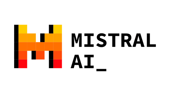 Mistral AI logo representing trusted AI platforms used to build ethical, tailored generative AI and automation solutions.