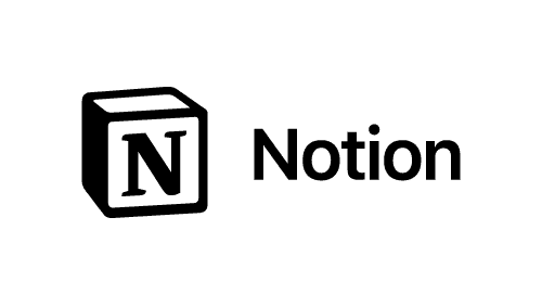 Notion logo representing trusted AI platforms used to build ethical, tailored generative AI and automation solutions.