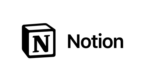 Notion logo representing trusted AI platforms used to build ethical, tailored generative AI and automation solutions.
