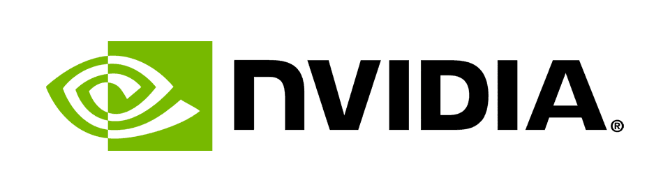 Nvidia logo representing trusted AI platforms used to build ethical, tailored generative AI and automation solutions.