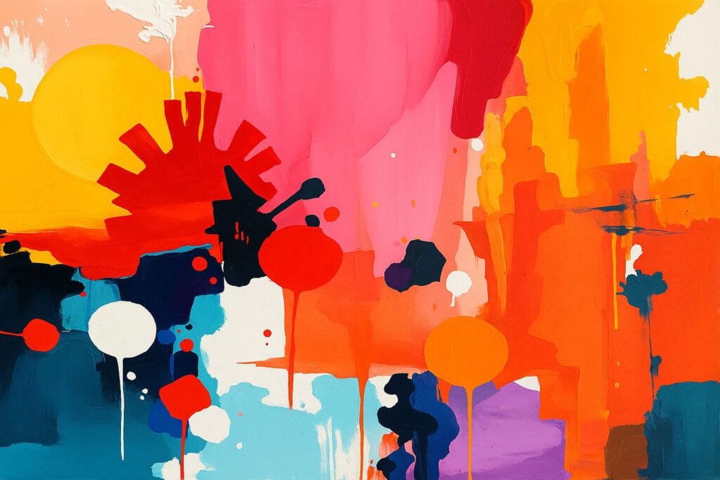 Abstract artwork representing creativity and the evolving nature of AI Strategy